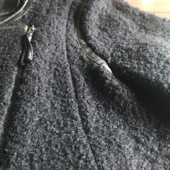 ️ H&M Black Wool Blend Jacket Sz 10 - Picture 7 of 7